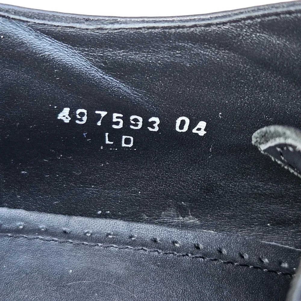 Florsheim‎ Mens Black Leather Wingtip Oxford Dress Shoes Brogue Size 10.5 D